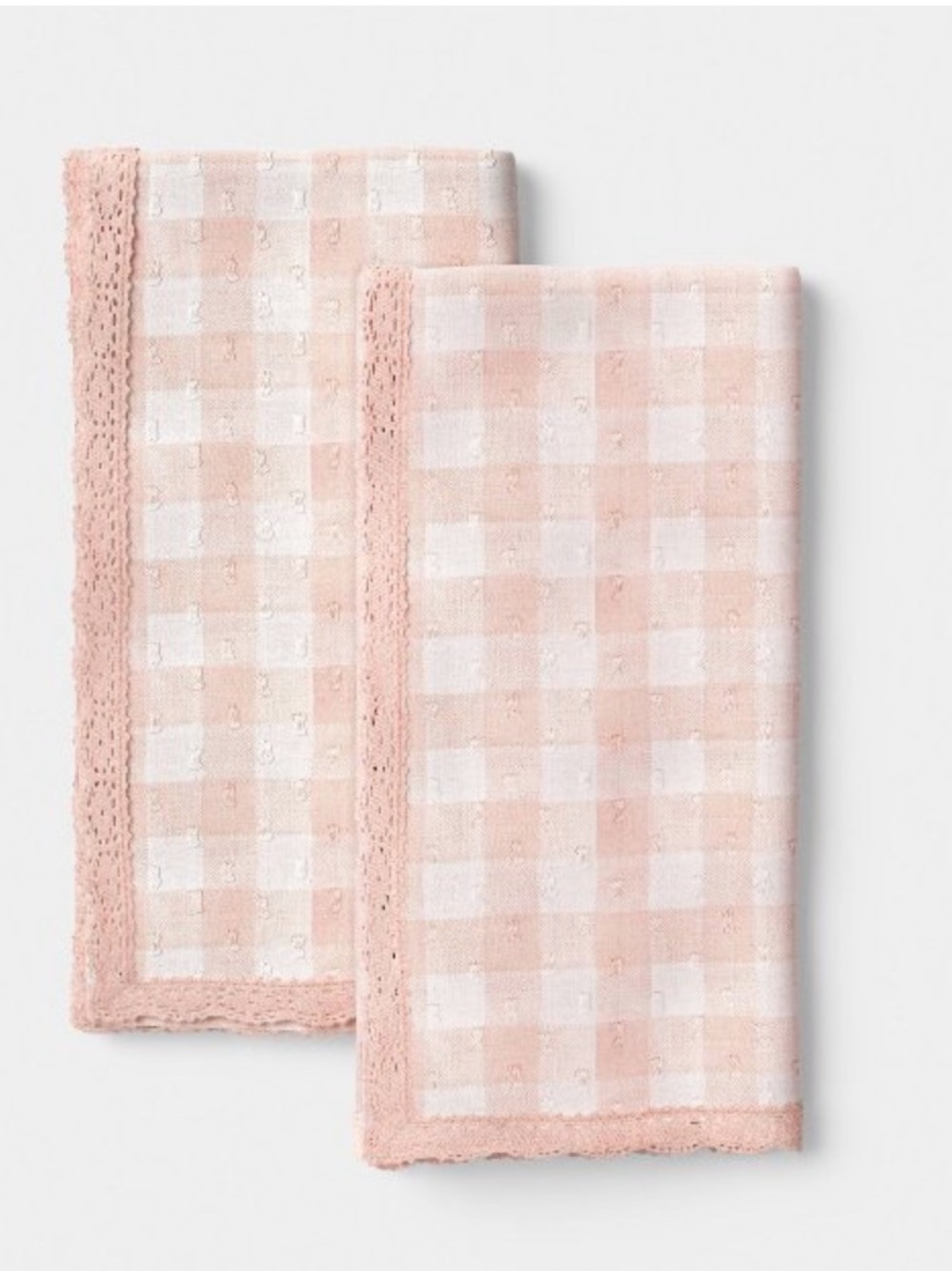 4!!!! ROOM ESSENTIALS NWT Gingham Swiss Dot Napkins